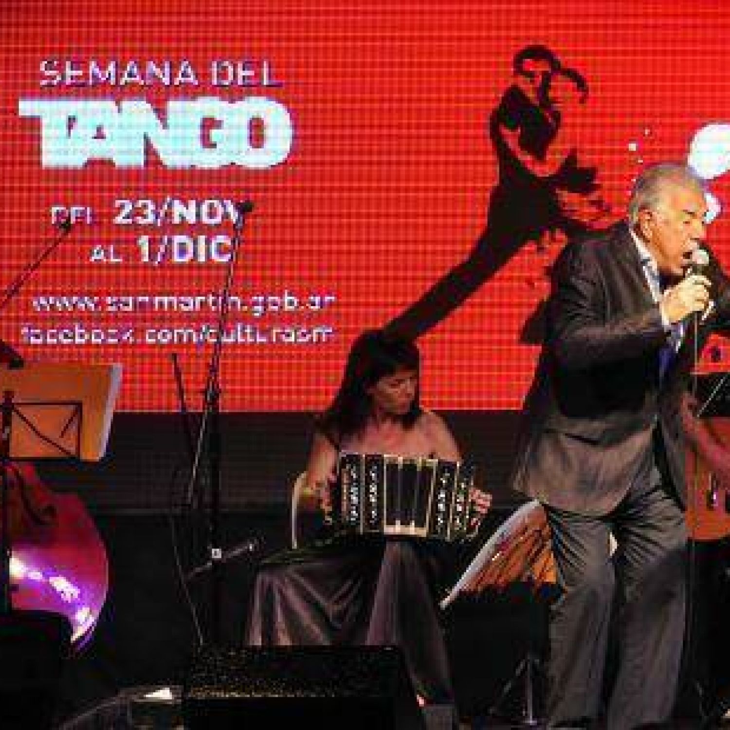 Raúl Lavié y Carla Algeri abrieron la Semana del Tango en San Martín 