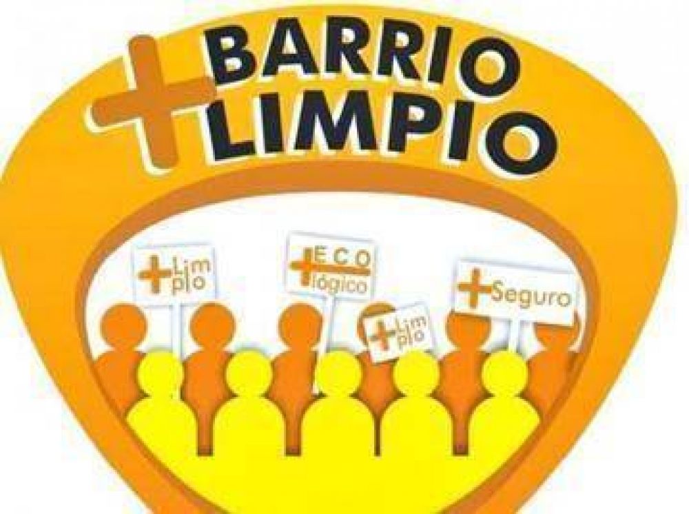 Jornada de limpieza barrial organizada por la Comuna