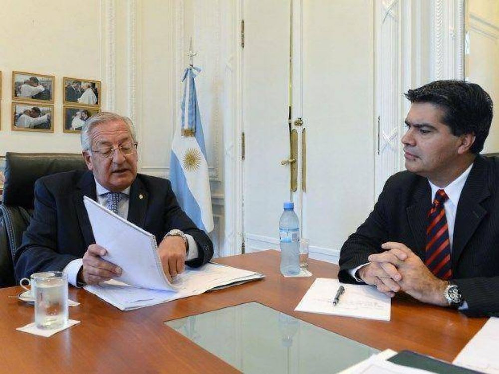 Fruct�fero encuentro del gobernador y Capitanich