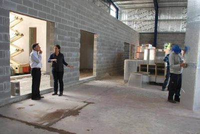 Avances en la construcci�n del Centro Municipal de Convenciones